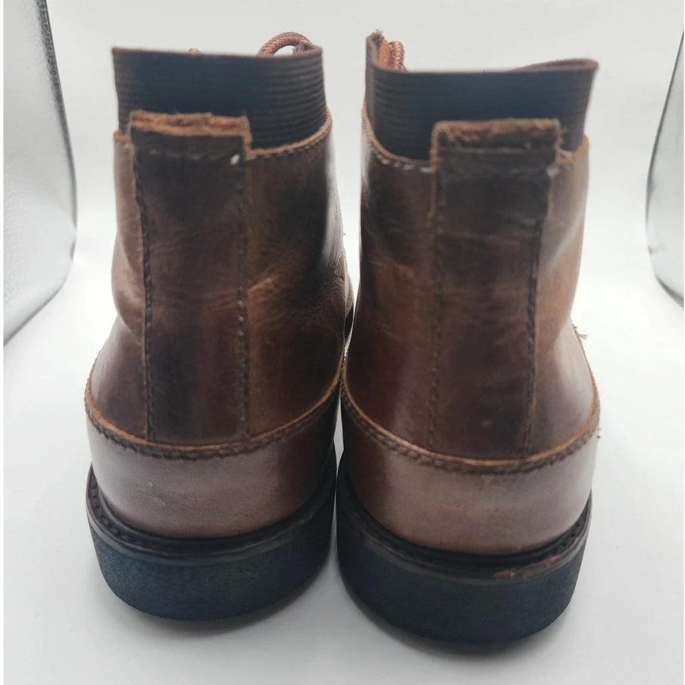 Tommy Bahama Chukka Boots Mens Size 8 Brown Leather Labane Ankle Casual Lace Up